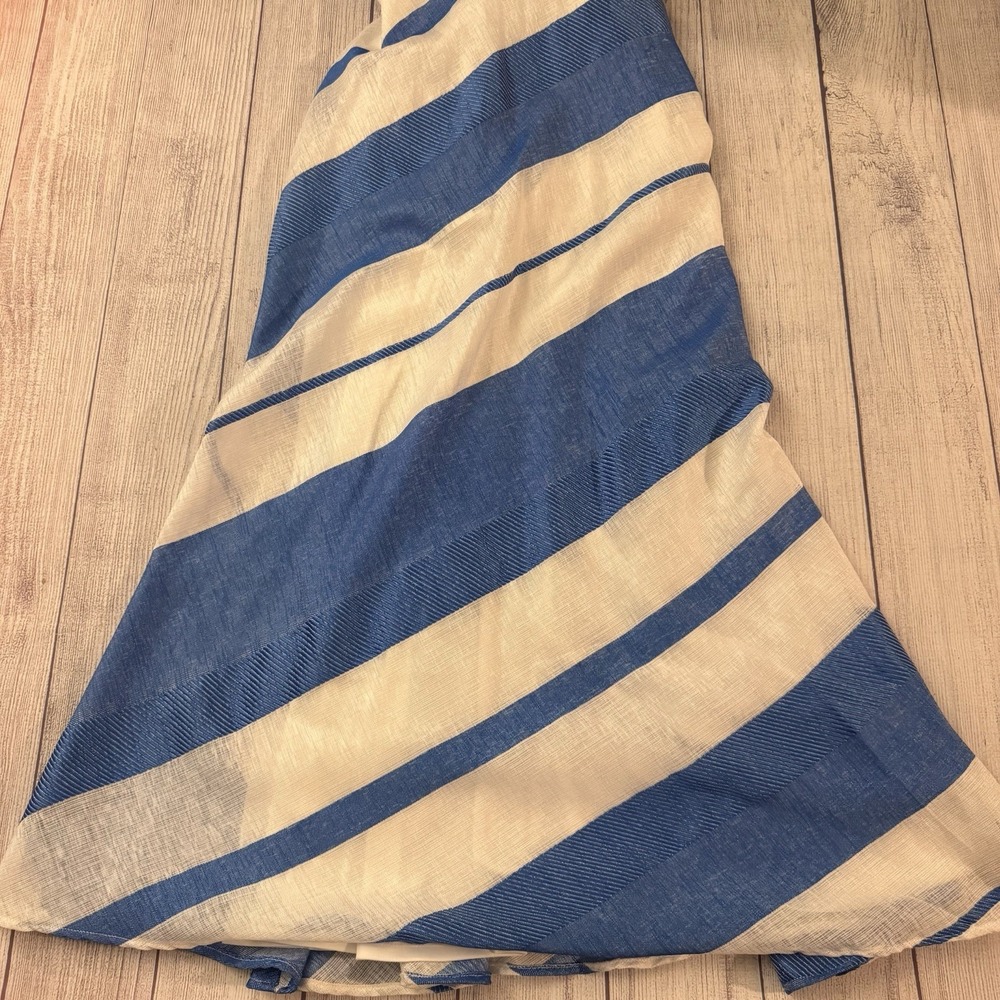 Eva By Eva Franco Venice Mykonos Stripe Dress Women's Size 6 - Picture 5 of 11